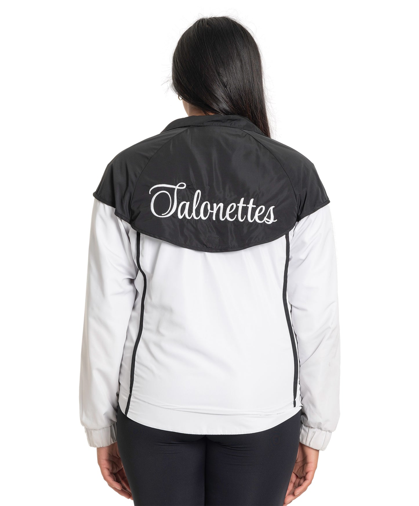 15B Two-Tone Zip Front Windbreaker w/ Mesh Lining & Pockets