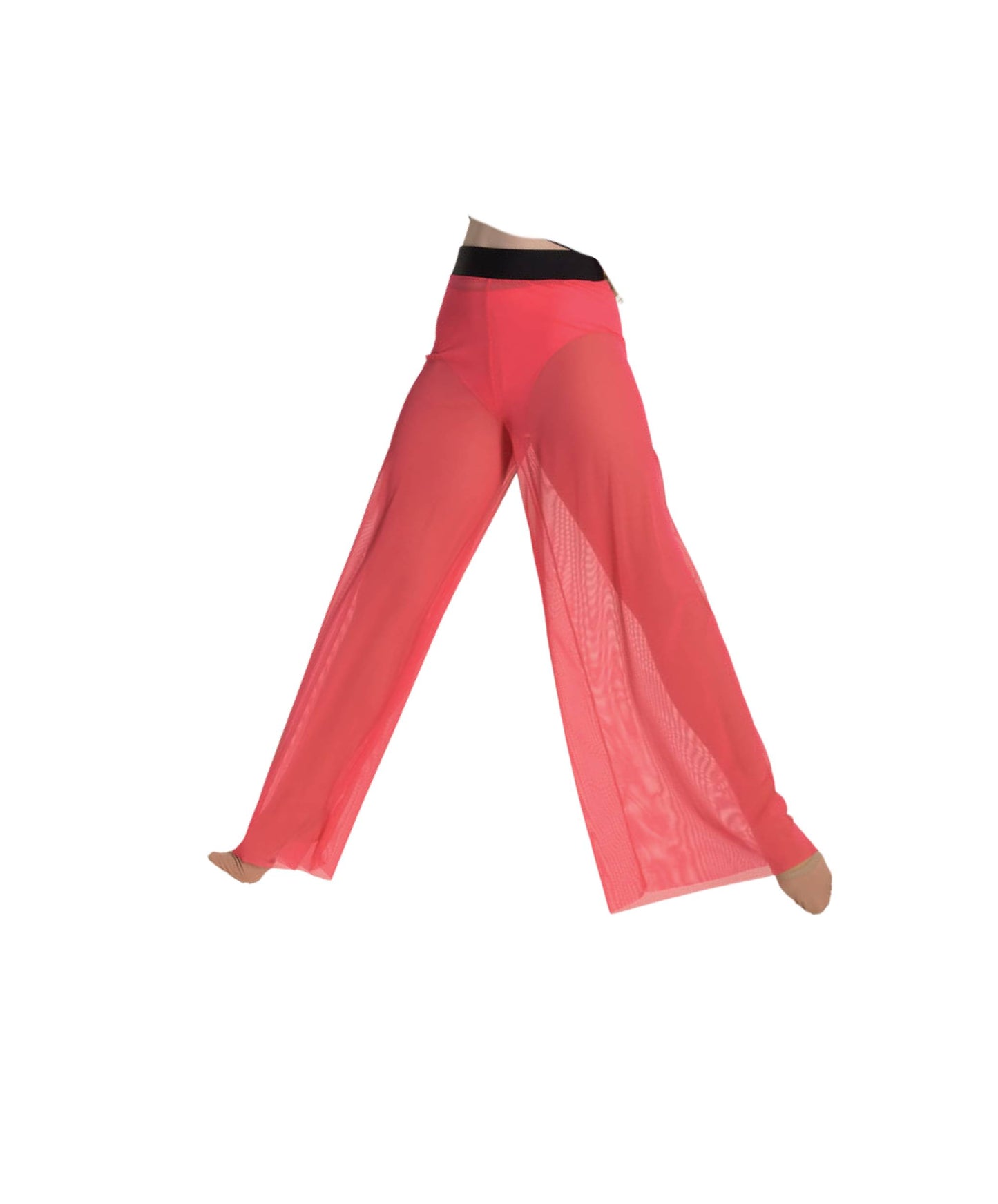 10G Modified V-Neck Strappy Back Halter & 10H Mesh Palazzo Pant
