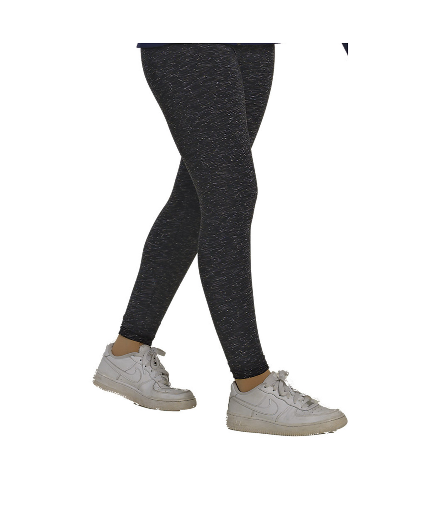14H Two-Tone Zip Front Navy Jacket & 14I Hi-Waist Navy Opaque Legging