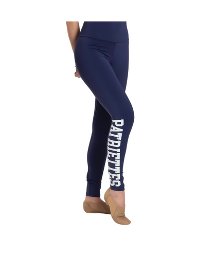 7C 3-Color Lined Halter Crop & 7D Navy Matte Hi-Waist Legging